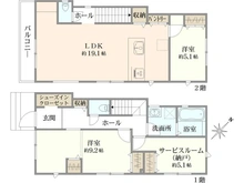 【神奈川県/相模原市中央区横山】相模原市中央区横山4丁目1期　新築戸建てNo.1 間取り図