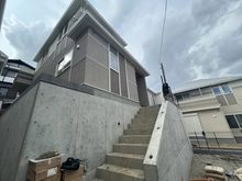 【神奈川県/横浜市青葉区たちばな台】フォレストタウン青葉台　9号棟 建築中の外観