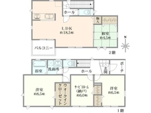 【神奈川県/横浜市青葉区たちばな台】フォレストタウン青葉台　9号棟 間取り図