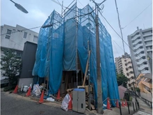 【東京都/文京区小日向】文京区小日向二丁目新築戸建 建築中の外観