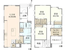 【千葉県/柏市松ケ崎】ソラタウン柏の葉キャンパス　新築戸建47号棟 間取り図