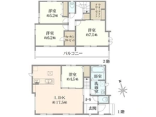 【千葉県/市川市宮久保】市川市宮久保4丁目　新築戸建　E棟 間取り図