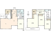 【千葉県/市川市真間】市川市真間5丁目　中古戸建 間取り図