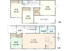【千葉県/市川市宮久保】市川市宮久保6丁目　新築戸建　9号棟 間取り図