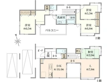 【千葉県/市川市北国分】新築戸建　北国分2丁目B棟 間取り図