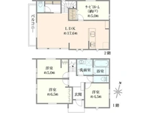 【東京都/江戸川区北小岩】江戸川区北小岩7丁目　新築戸建　2号棟 間取り図