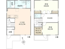 【千葉県/市川市宮久保】市川市宮久保5丁目　新築戸建て　No.1 間取り図