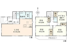 【千葉県/市川市曽谷】市川市曽谷4丁目　新築戸建 間取り図