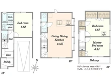 【東京都/目黒区大岡山】目黒区大岡山1 丁目 間取り図