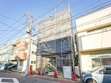 【東京都/品川区荏原】品川区荏原4丁目　新築戸建 建築中の外観