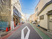 【東京都/品川区荏原】品川区荏原4丁目　新築戸建 前面道路