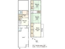 【東京都/豊島区西巣鴨】西巣鴨3丁目店舗付き住宅 間取り図