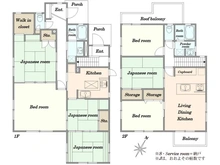 【東京都/練馬区桜台】練馬区桜台6丁目中古戸建 間取り図