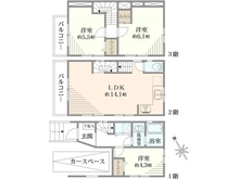 【東京都/練馬区北町】練馬区北町二丁目中古戸建 間取り図
