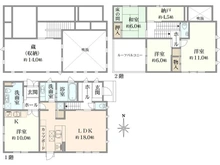 【東京都/板橋区中台】板橋区中台2丁目　中古戸建 間取り図