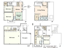 【東京都/大田区田園調布】中古戸建　大田区田園調布5丁目 間取り図
