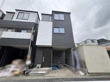 【神奈川県/川崎市幸区南加瀬】川崎市幸区南加瀬2丁目I号棟 建築中の外観：写真中央（全9邸）