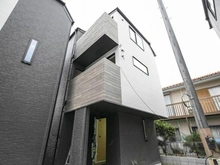 【神奈川県/川崎市高津区明津】GRACE WOOD CONFINE 明津　E号棟 建築中の外観：全10棟／西側一番奥
