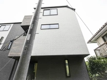 【神奈川県/川崎市高津区明津】GRACE WOOD CONFINE 明津　E号棟 建築中の外観：全10棟／西側一番奥
