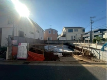 【東京都/世田谷区深沢】世田谷区深沢1丁目 新築戸建 建築中の外観