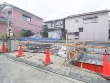 【神奈川県/川崎市中原区上平間】新築戸建　上平間1700番　B号棟 建築中の外観：全2棟（B号棟　左手側）