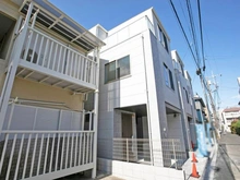 【神奈川県/川崎市中原区新城】川崎市中原区新城5丁目新築戸建　3号棟 外観：全3棟　写真中央