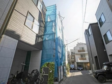 【神奈川県/川崎市中原区苅宿】川崎市中原区苅宿　新築戸建1号棟 前面道路