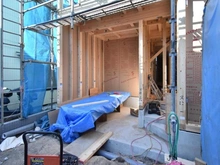 【神奈川県/川崎市川崎区小田】新築分譲住宅　小田六丁目  建築中の外観