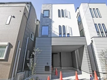 【神奈川県/川崎市中原区小杉御殿町】小杉御殿町新築戸建　全3棟1号棟 建築中の外観