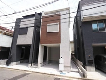 【神奈川県/川崎市中原区市ノ坪】中原区市ノ坪新築戸建 外観：写真中央　全2棟
