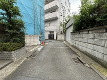 【神奈川県/川崎市中原区田尻町】川崎市中原区田尻町　戸建て 前面道路（北側）