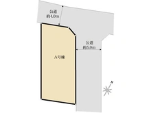 【東京都/国分寺市高木町】国分寺市高木町3丁目新築戸建 A号棟 区画図