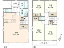 【東京都/小平市小川町】小平市小川町1丁目新築戸建 A号棟 間取り図