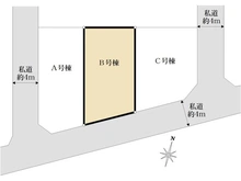 【東京都/小平市小川町】小平市小川町1丁目新築戸建 B号棟 区画図