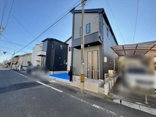 【東京都/国立市西】国立市西2丁目新築戸建 1号棟 外観：全2棟 写真中央（1号棟）