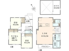 【東京都/国分寺市内藤】国分寺市内藤1丁目　新築戸建1号棟 間取り図