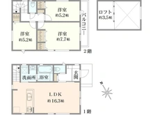 【東京都/国分寺市内藤】国分寺市内藤1丁目　新築戸建3号棟 間取り図