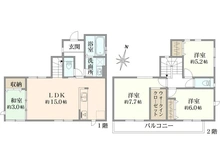 【東京都/国分寺市西町】国分寺市西町4丁目新築戸建 8号棟 間取り図