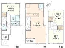 【東京都/国分寺市東戸倉】国分寺市東戸倉2丁目新築戸建（3号棟） 間取り図