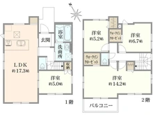 【東京都/八王子市兵衛】八王子市兵衛2丁目（2号棟）　新築戸建 間取り図