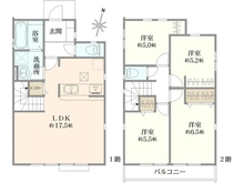 【東京都/国分寺市西町】国分寺市西町4丁目新築戸建 3号棟 間取り図