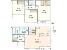【東京都/国分寺市北町】国分寺市北町2丁目（7号棟）　新築戸建 間取り図