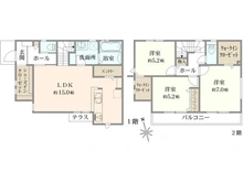 【東京都/国分寺市北町】国分寺市北町2丁目（6号棟）　新築戸建 間取り図