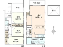 【東京都/国立市東】国立市東3丁目新築戸建 間取り図