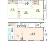 【東京都/国分寺市北町】国分寺市北町2丁目　新築戸建 間取り図