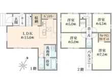 【東京都/国分寺市高木町】国分寺市高木町1丁目 新築戸建 2号棟 間取り図