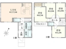 【東京都/国分寺市高木町】国分寺市高木町1丁目 新築戸建 3号棟 間取り図