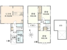 【東京都/国立市富士見台】国立市富士見台1丁目（1号棟）　新築戸建 間取り図