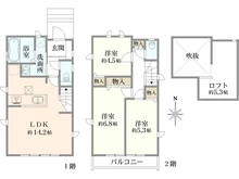 【東京都/小金井市貫井南町】小金井市貫井南町5丁目　新築戸建 間取り図