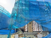 【東京都/国分寺市高木町】国分寺市高木町1丁目（2号棟）　新築戸建 建築中の外観：全3棟現場（写真中央）